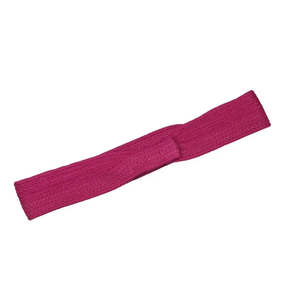 Vintage Hot Pink Woven Belt with Multicolor Rainbow Gem Rhinestones Retro Belt